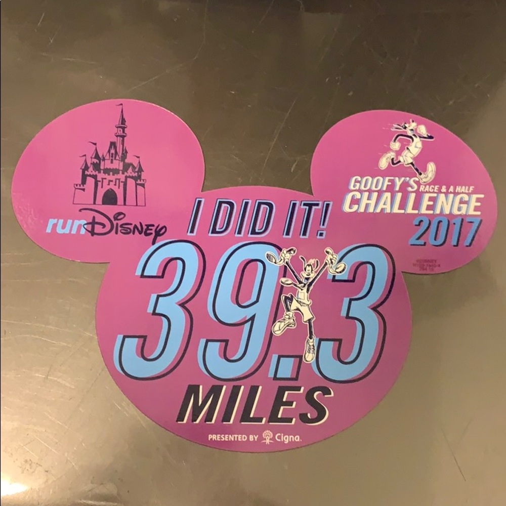 2017 RunDisney Goofy Challenge Magnet